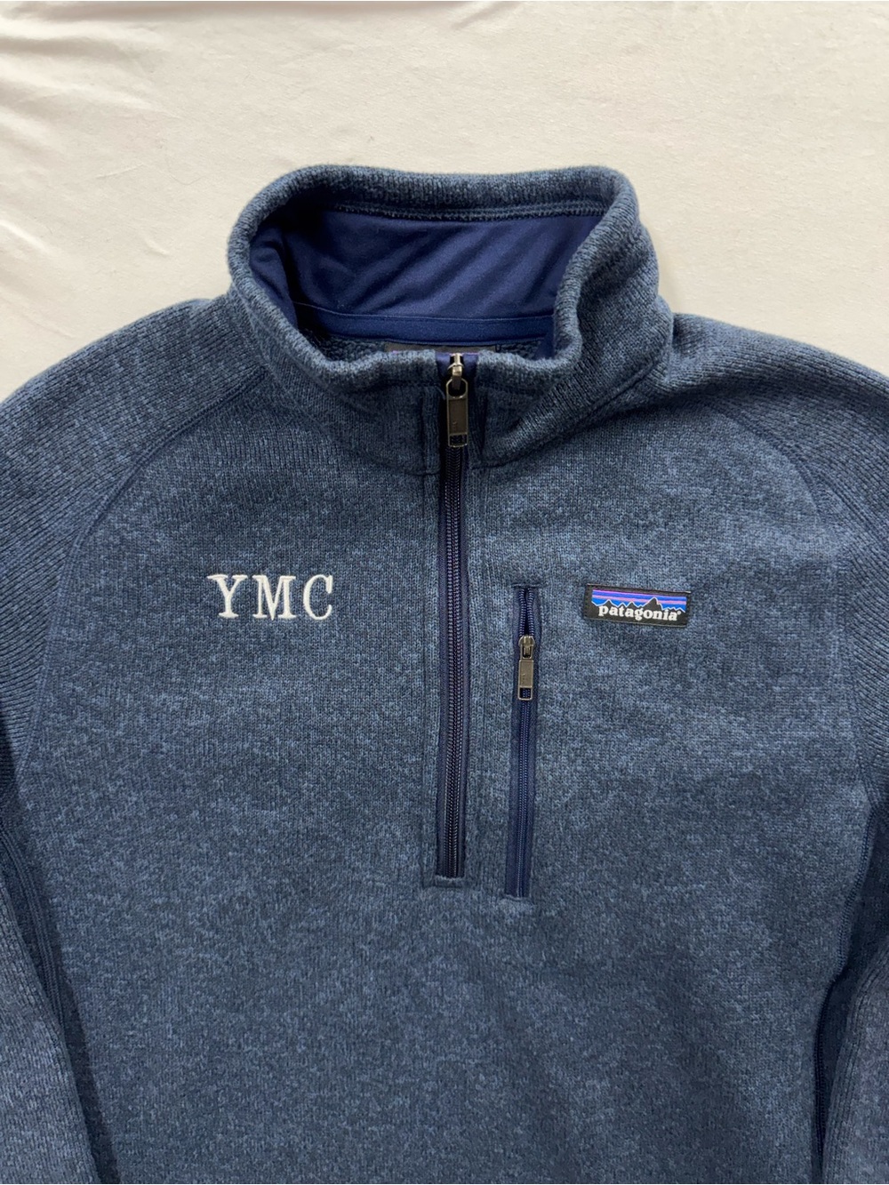 Patagonia Better Sweater Mens Small Blue 1/4 Zip Fleece Pullover STY25522